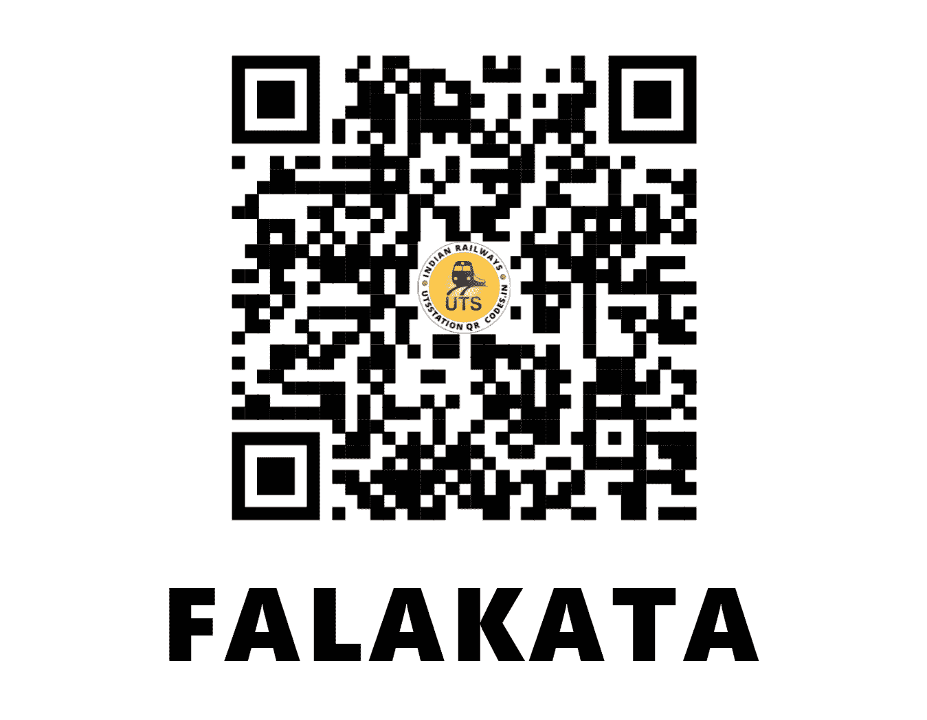 UTS QR Code for FALAKATA - FLK - NF (WEST BENGAL)